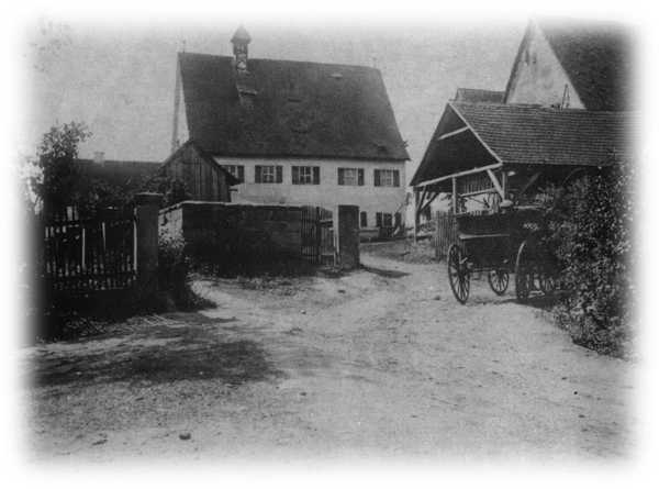 historic view of the former castle of Obersch&ouml;llenbach
