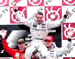 Suzuka's podium